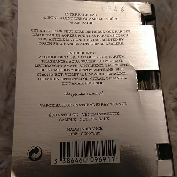 Coach Sampler Card - Picture 5 of 5